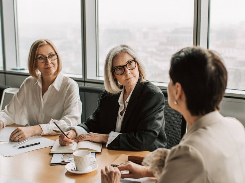 Professional Women Collaborating